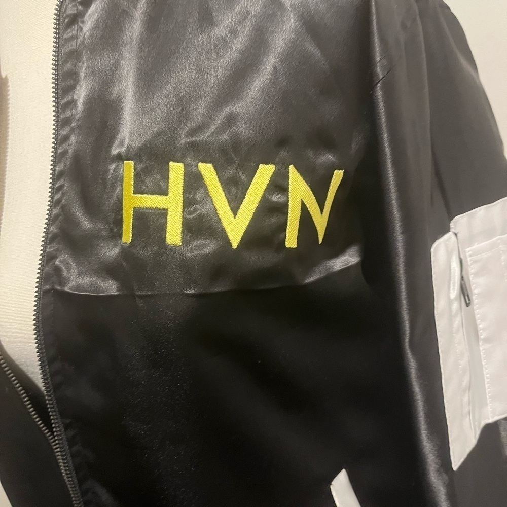 Custom Letterman Varsity Jacket Size Medium for any occasion-Black Satin - Picture 9 of 9